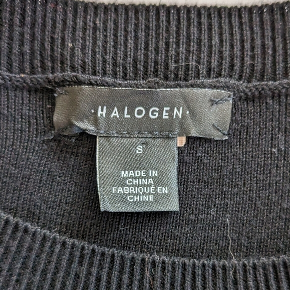 Halogen Black Tunic Sweater Size Small - Picture 9 of 9
